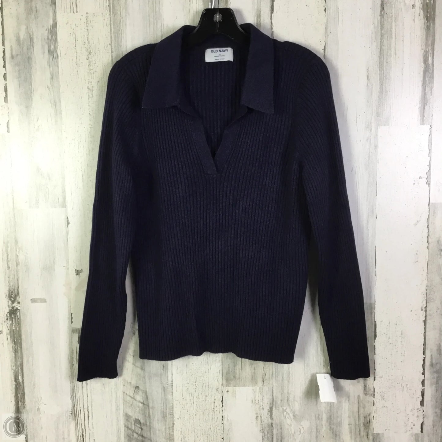 Top Long Sleeve By Old Navy In Navy, Size: 2x