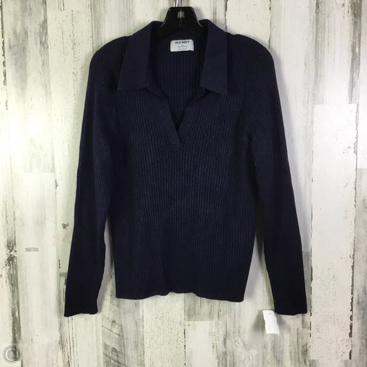 Top Long Sleeve By Old Navy In Navy, Size: 2x