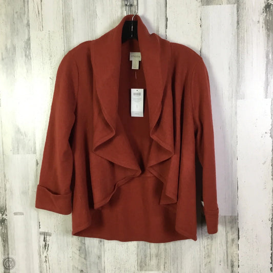 Cardigan By Chicos In Orange, Size: M