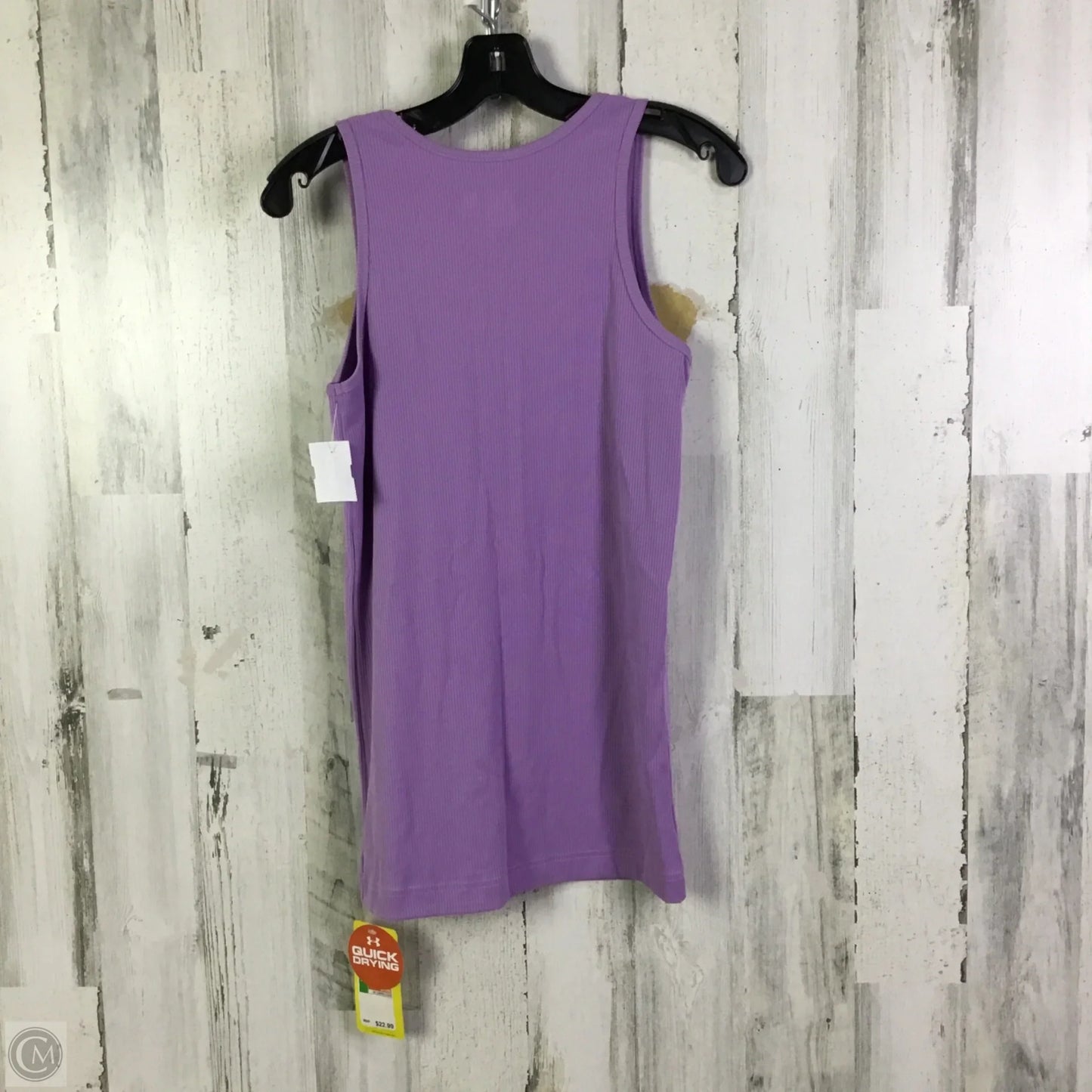 Athletic Tank Top By Under Armour In Purple, Size: L