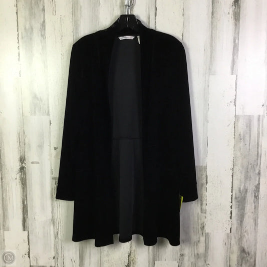 Cardigan By Isaac Mizrahi Live Qvc In Black, Size: S