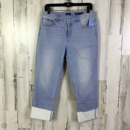 Jeans Cropped By J. Jill In Blue Denim, Size: 8