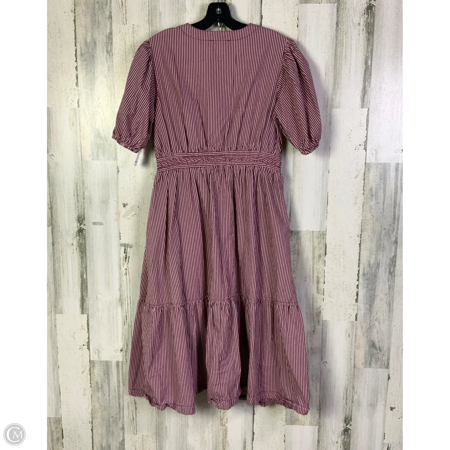 Dress Casual Midi By Free Assembly In Pink & Red, Size: M