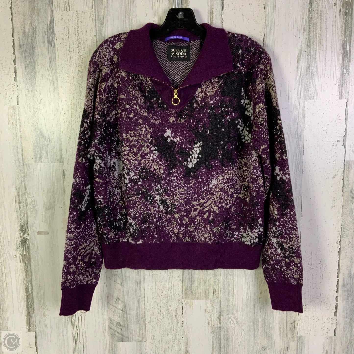 Sweater By Scotch & Soda In Purple, Size: L