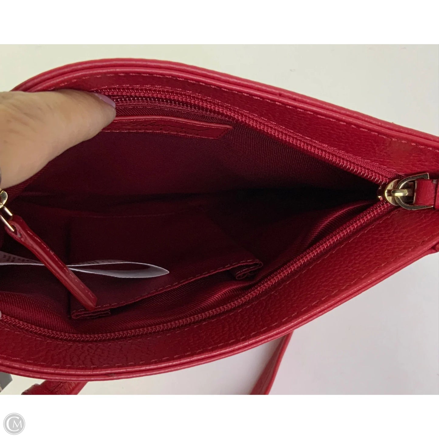Crossbody Leather By Clothes Mentor, Size: Small