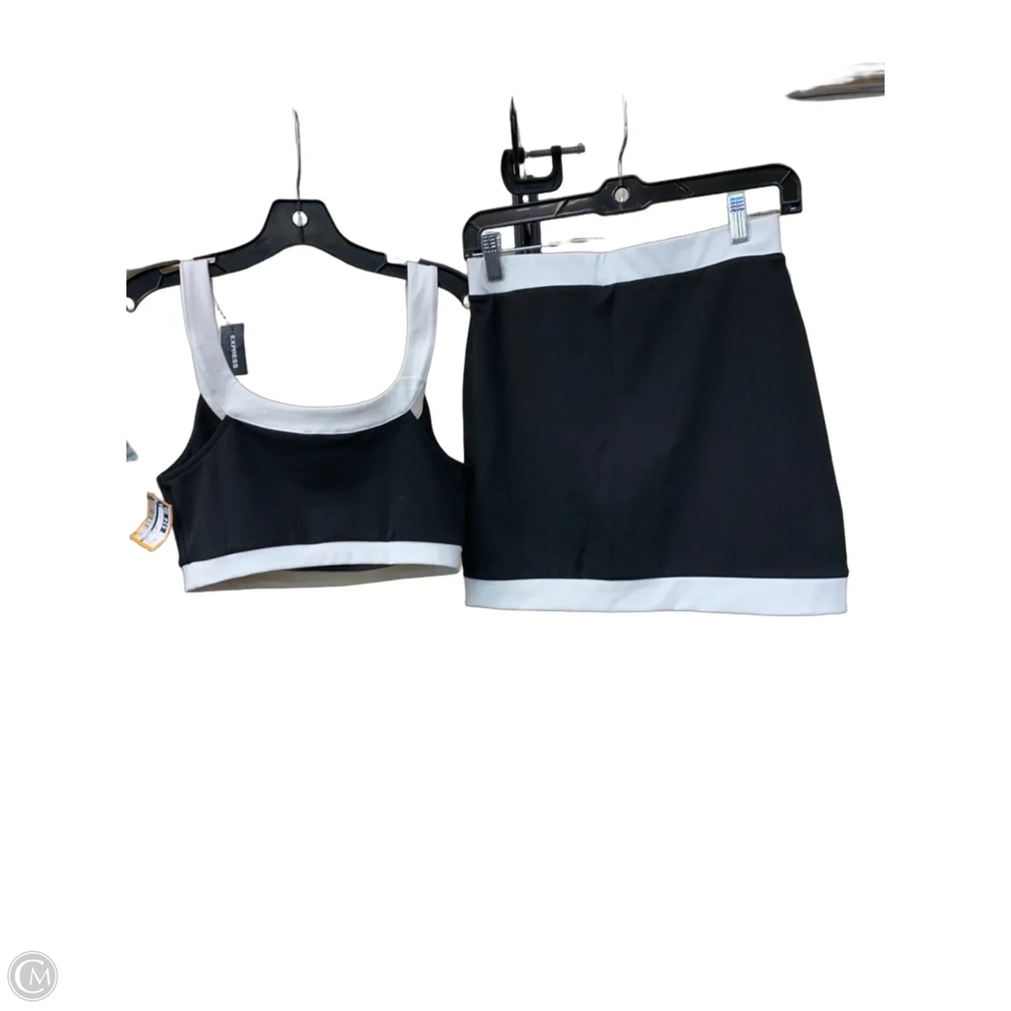 Skort 2pc Set By Express In Black & White, Size: Xs