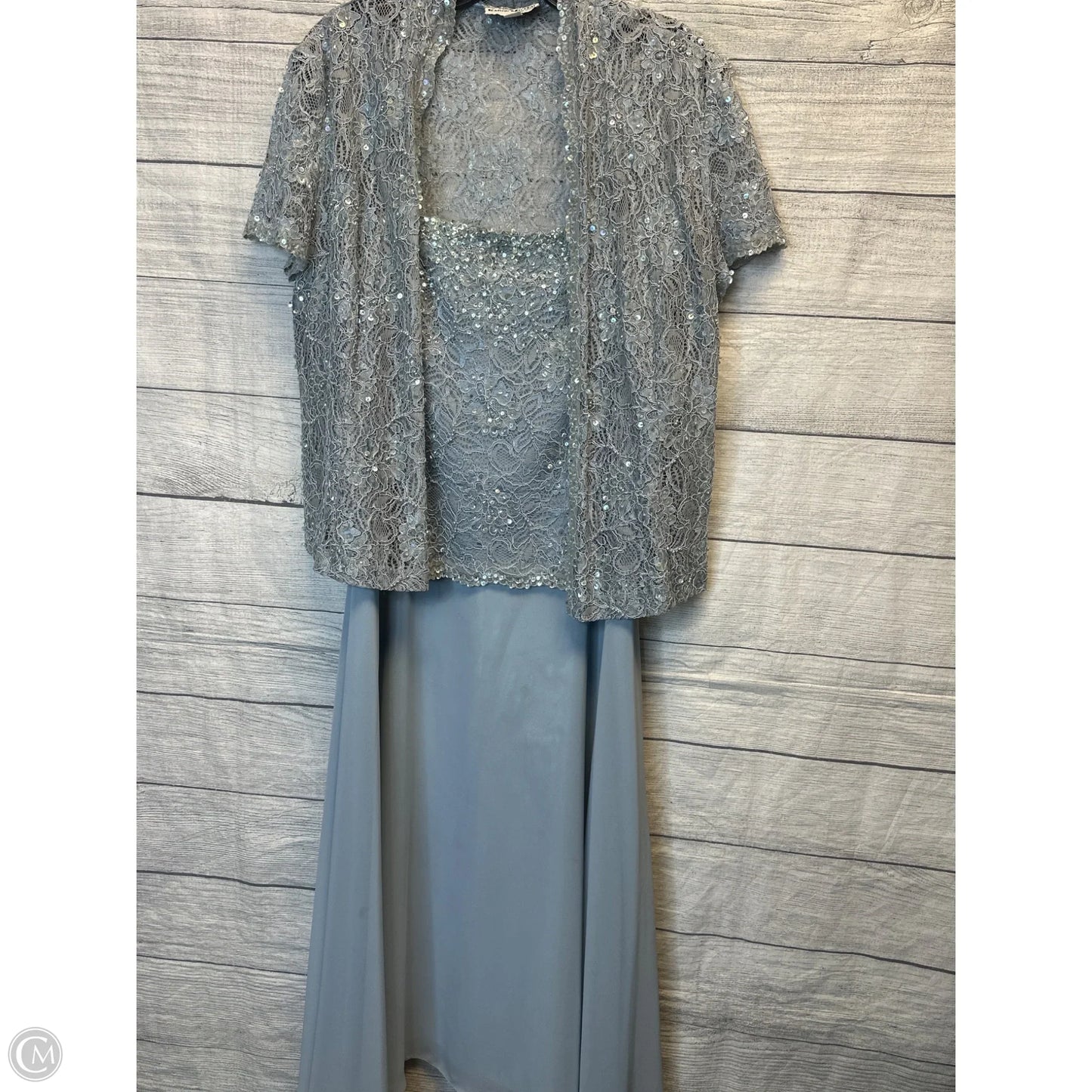 Dress Set 2pc By Karen Millen In Blue, Size: 14