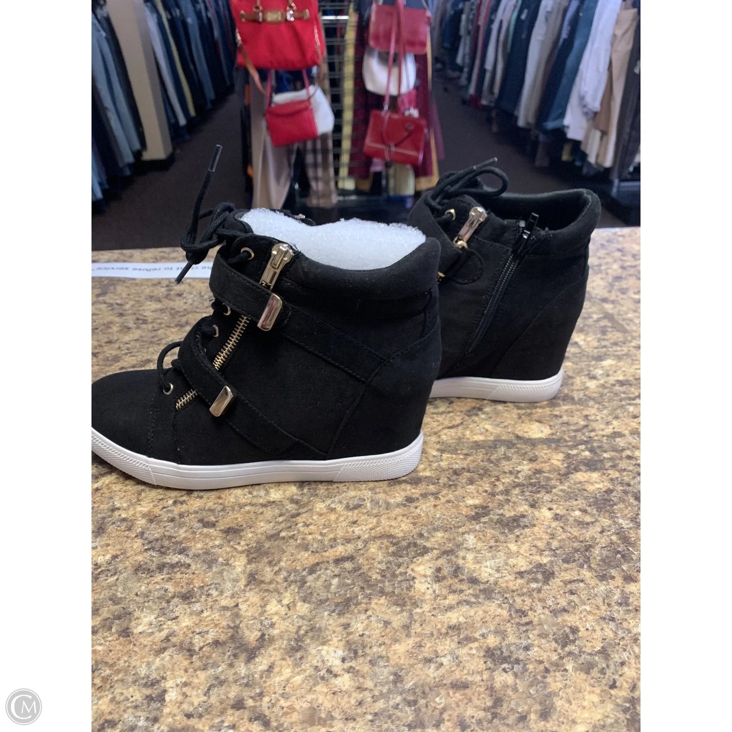 Shoes Sneakers Platform By Inc In Black, Size: 8.5