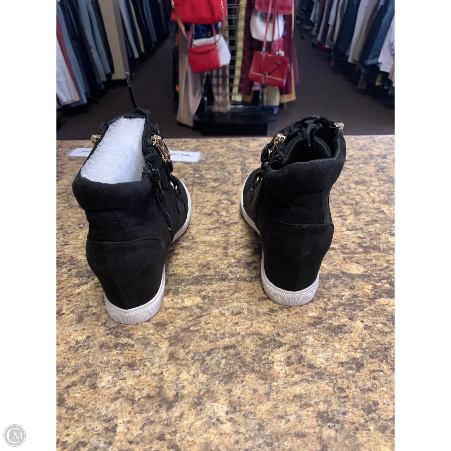 Shoes Sneakers Platform By Inc In Black, Size: 8.5