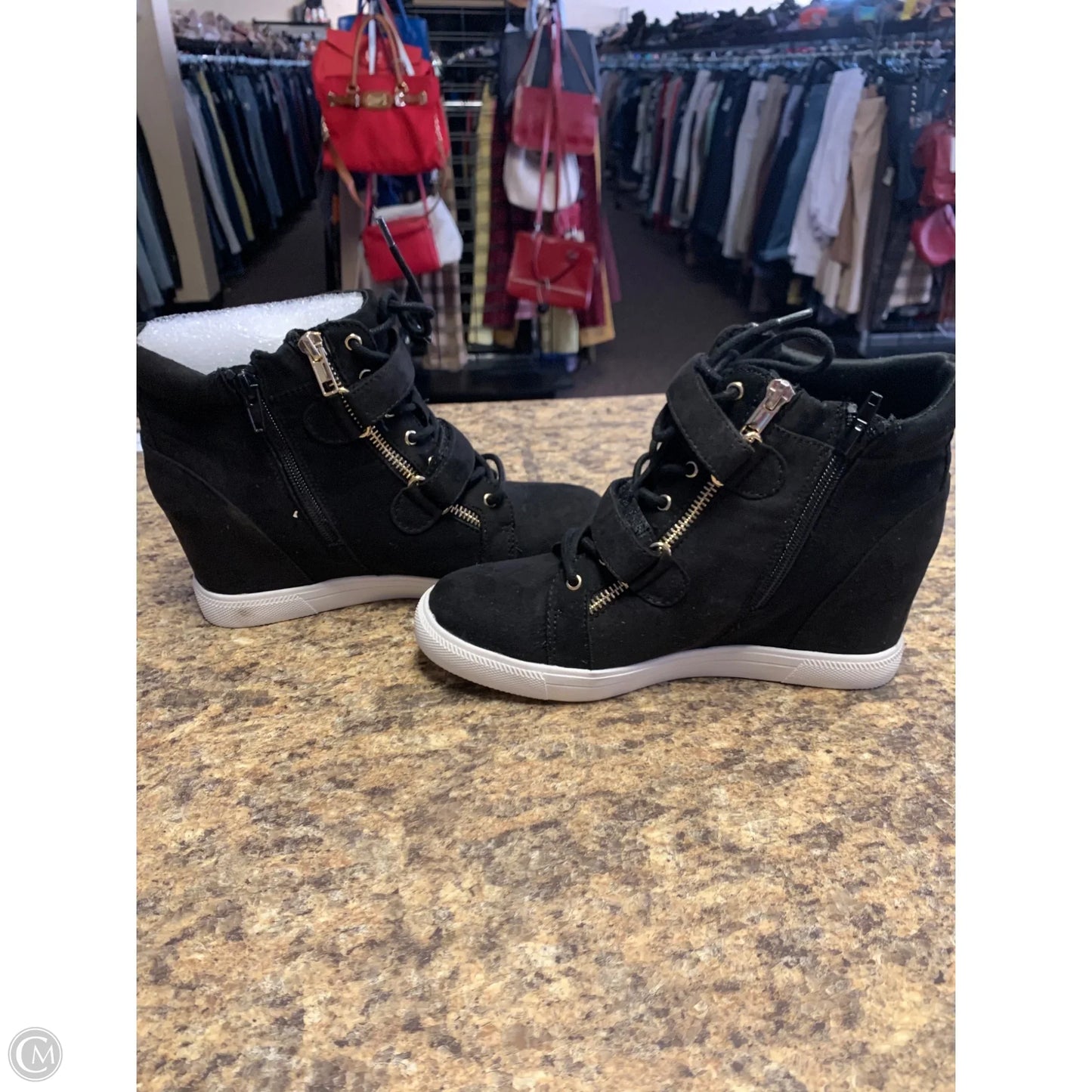 Shoes Sneakers Platform By Inc In Black, Size: 8.5