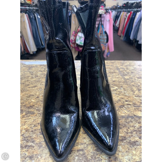 Boots Mid-calf Heels By Forever 21 In Black, Size: 8