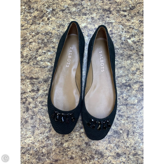 Shoes Flats By Talbots In Black, Size: 6