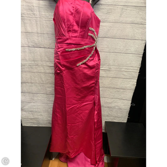 Dress Party Long By Cmf In Pink, Size: 14