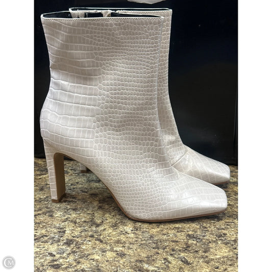 Boots Mid-calf Heels By New York And Co In Beige, Size: 11