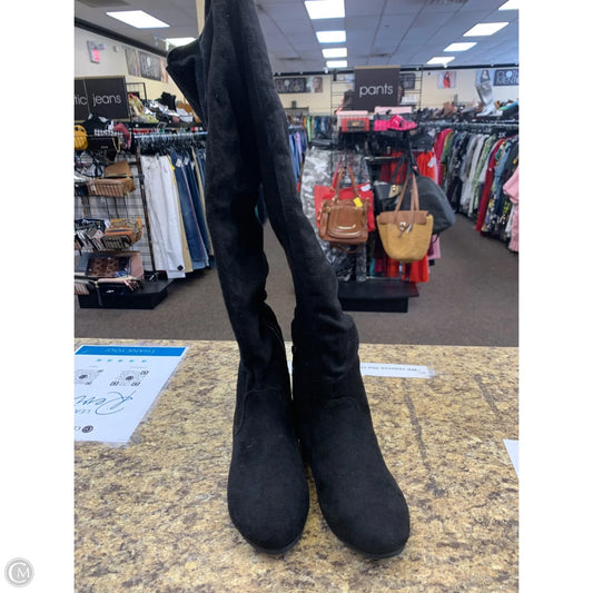 Boots Knee Flats By Cmf In Black, Size: 8