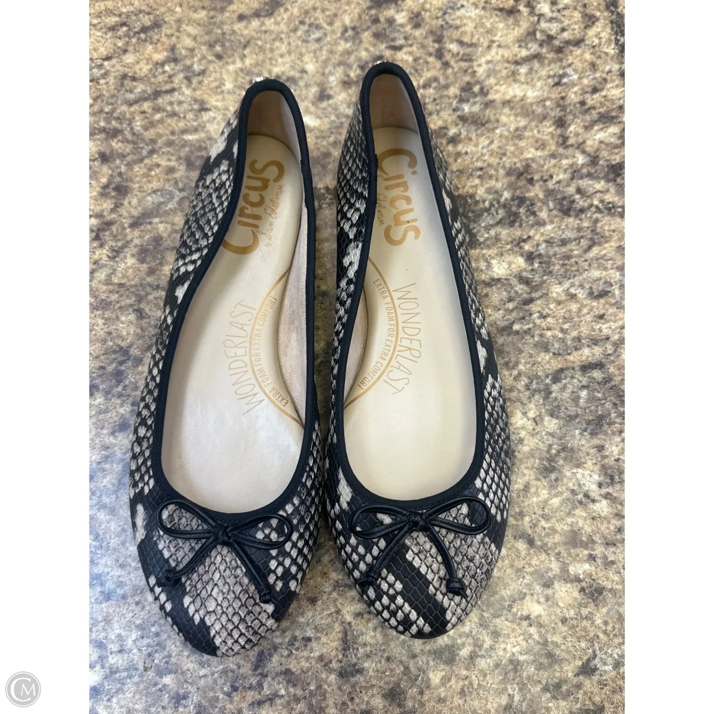 Shoes Flats By Circus By Sam Edelman In Snakeskin Print, Size: 8