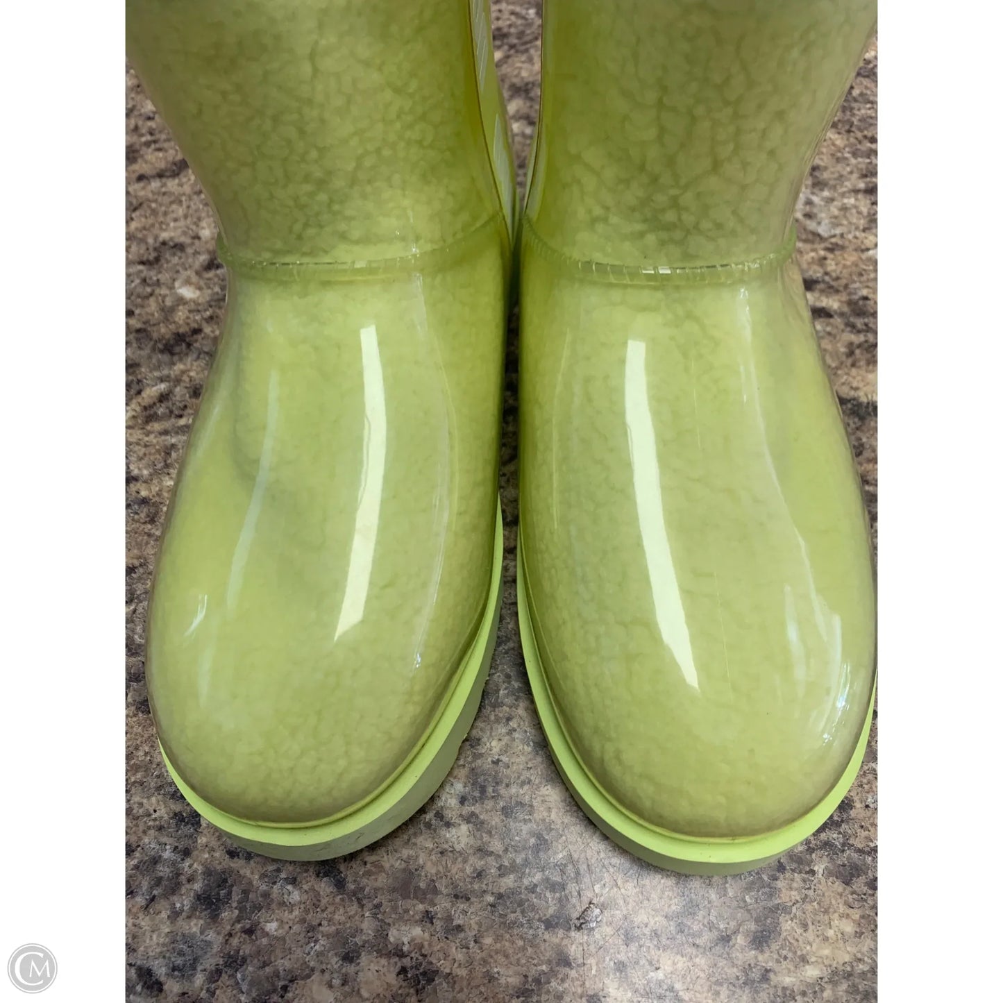 Boots Designer By Ugg In Yellow, Size: 10