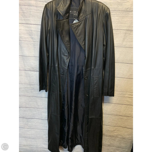 Coat Leather By Cmf In Black, Size: L