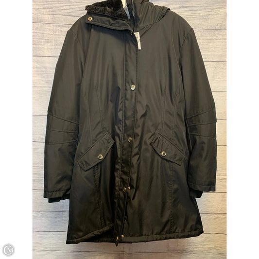 Coat Puffer & Quilted By Jessica Simpson In Black, Size: L