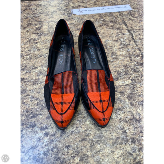 Shoes Flats By Sole Society In Plaid Pattern, Size: 9.5