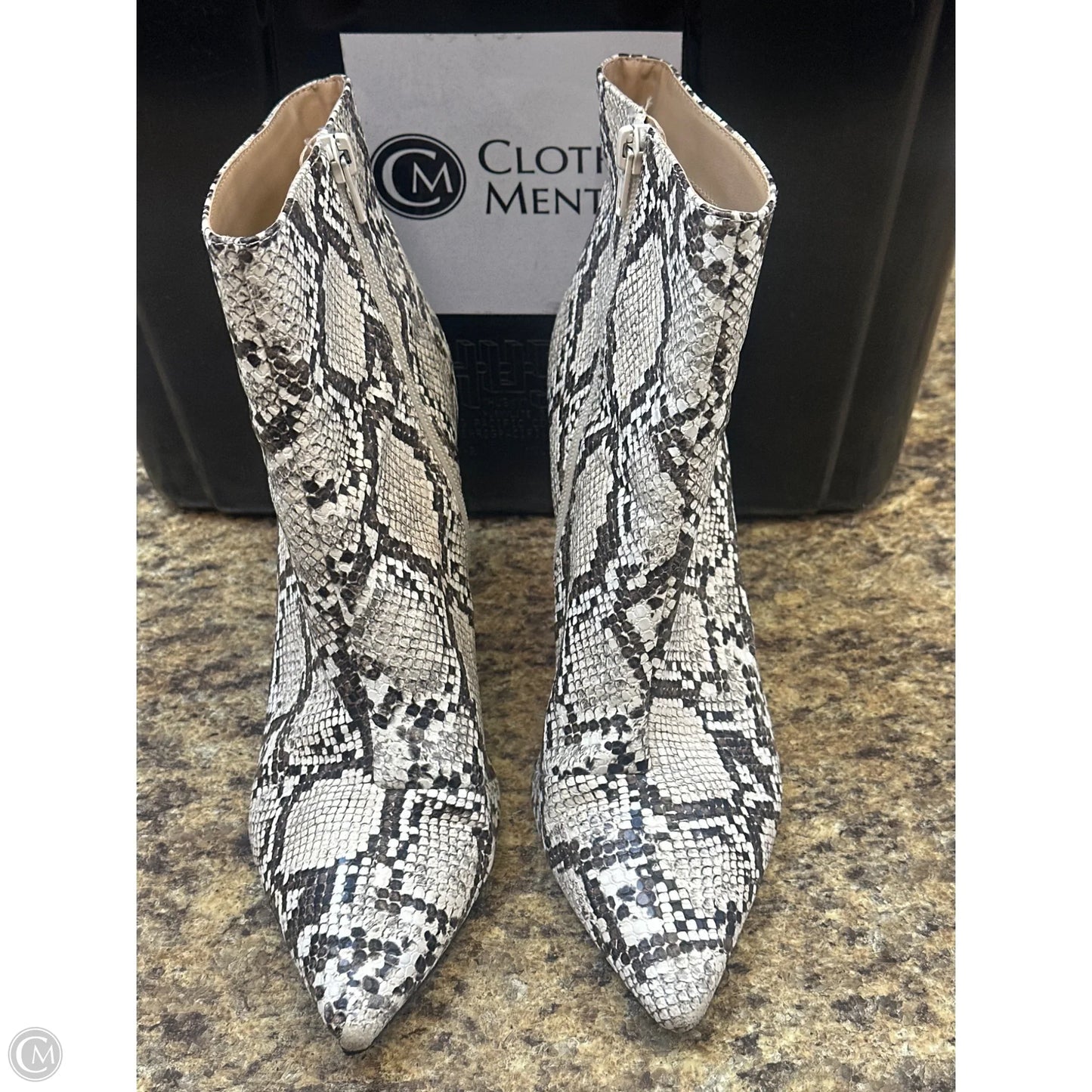Boots Mid-calf Heels By Thalia Sodi In Snakeskin Print, Size: 8