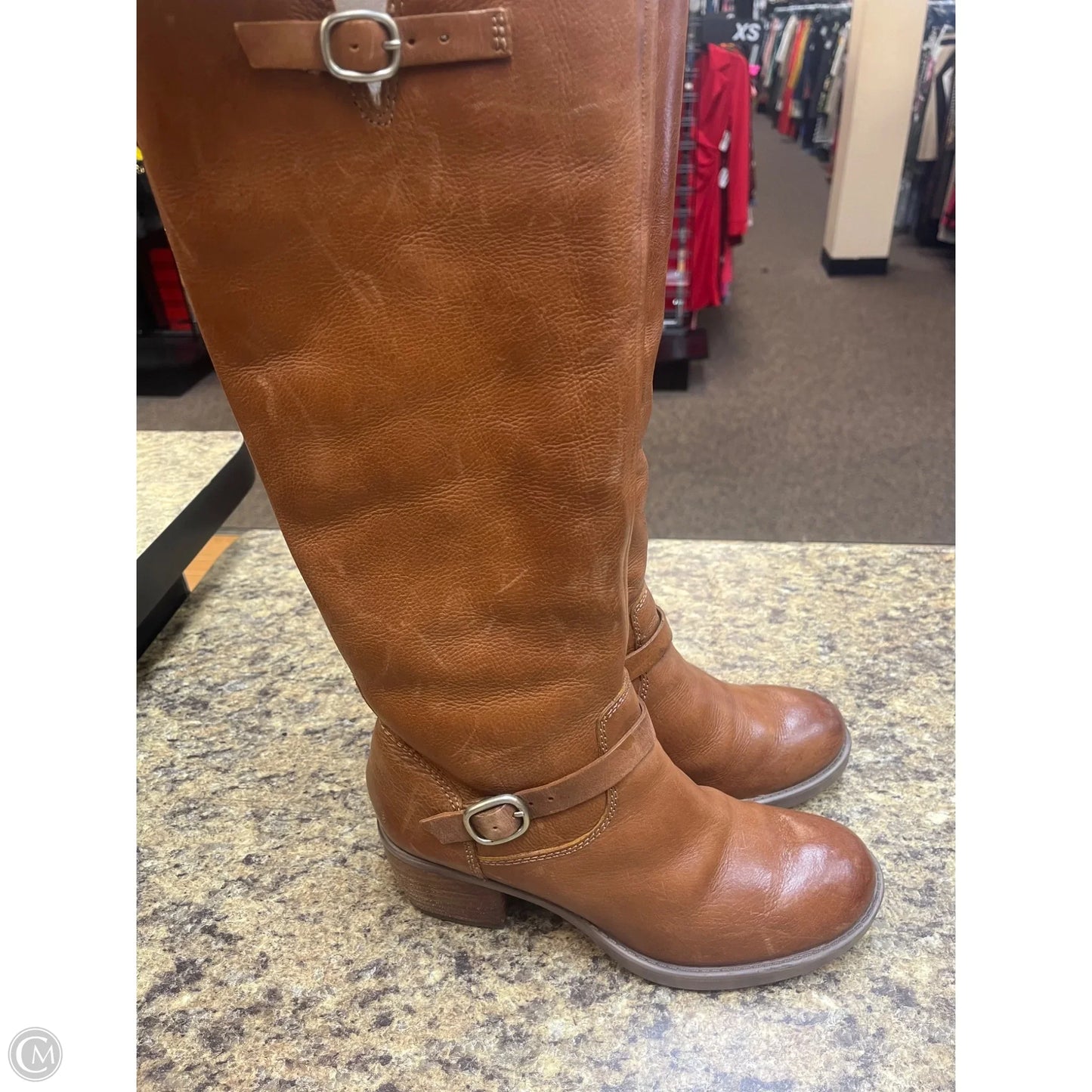 Boots Knee Flats By Lucky Brand In Brown, Size: 8