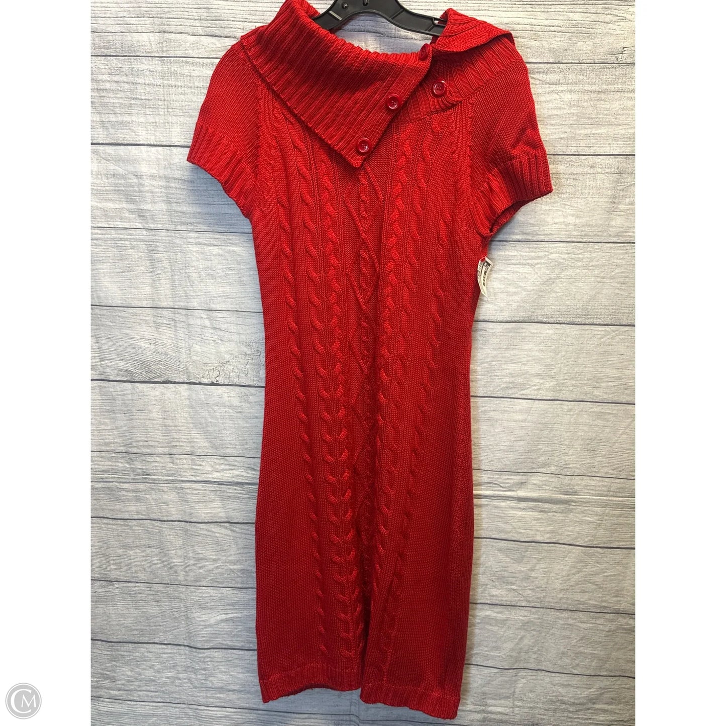 Dress Sweater By Marvin Richards In Red, Size: S