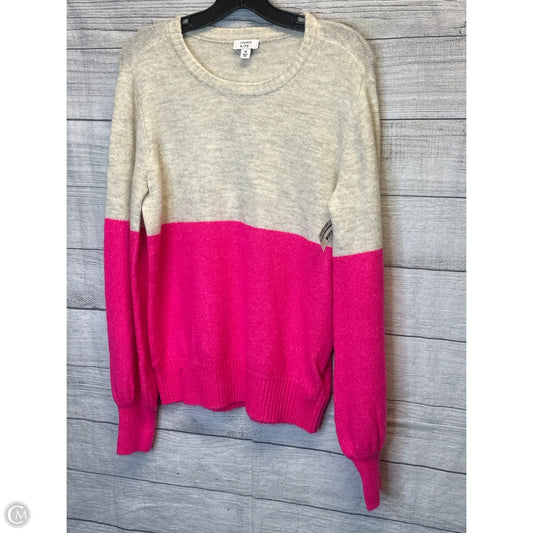 Sweater By Crown And Ivy In Pink & Tan, Size: M