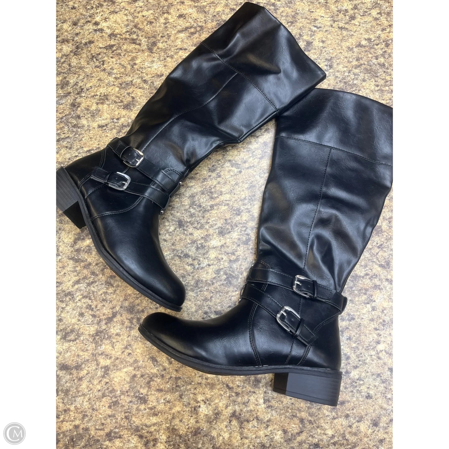 Boots Knee Flats By Arizona In Black, Size: 8