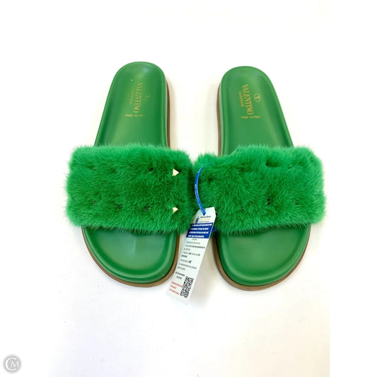 Shoes Luxury Designer By Valentino-garavani In Green, Size: 11