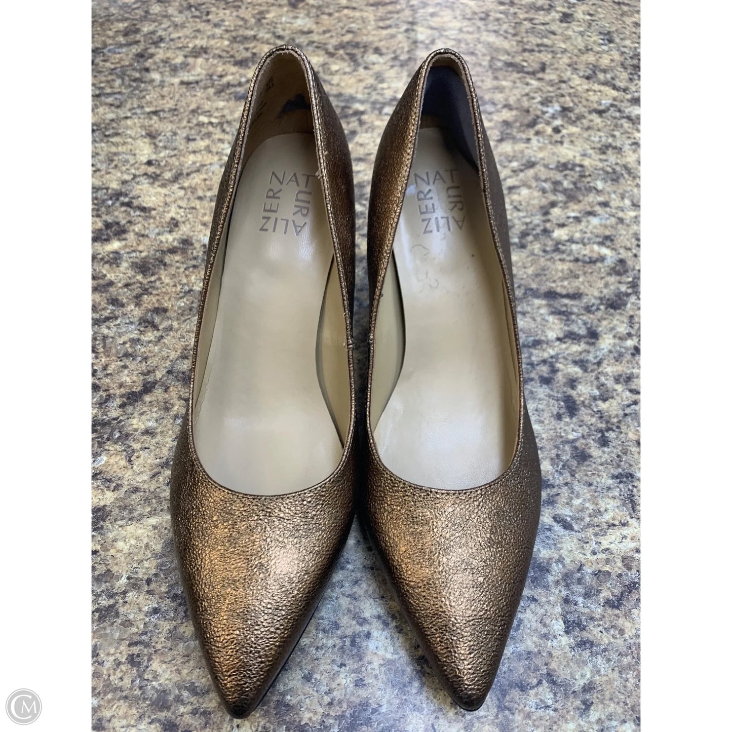 Shoes Heels Kitten By Naturalizer In Gold, Size: 7.5
