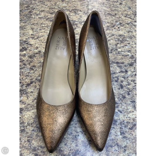 Shoes Heels Kitten By Naturalizer In Gold, Size: 7.5
