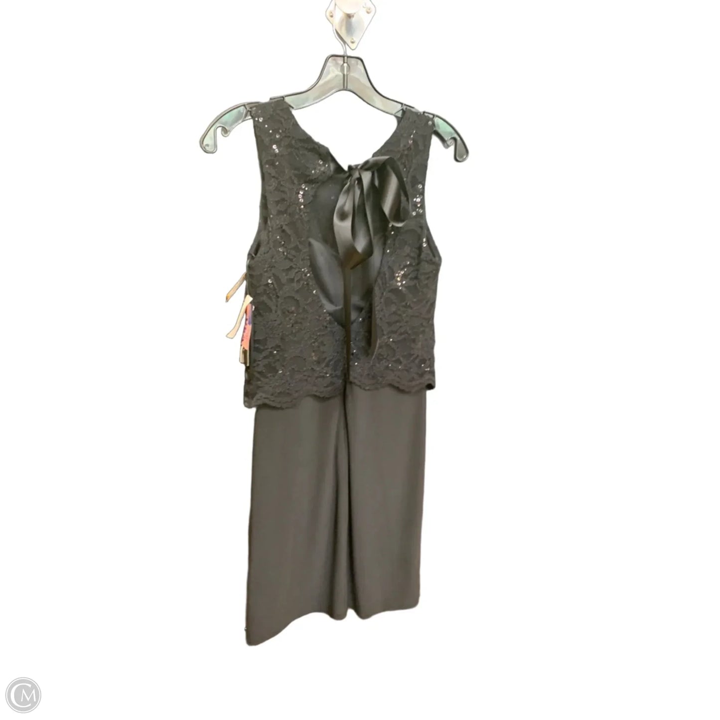 Dress Party Midi By Clothes Mentor In Black, Size: 6
