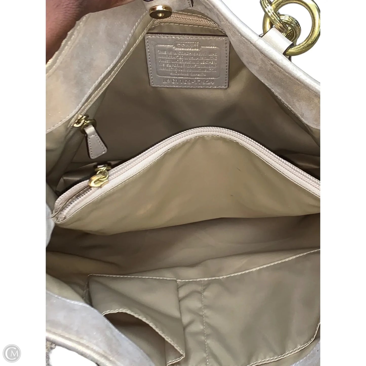 Handbag Designer By Coach, Size: Large