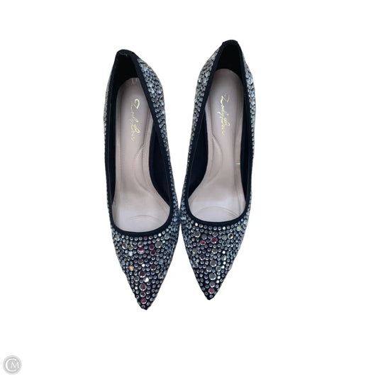 Shoes Heels Stiletto By Clothes Mentor In Black & Silver, Size: 8.5
