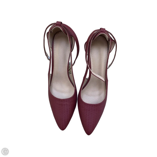 Shoes Heels Stiletto By Clothes Mentor In Red, Size: 11