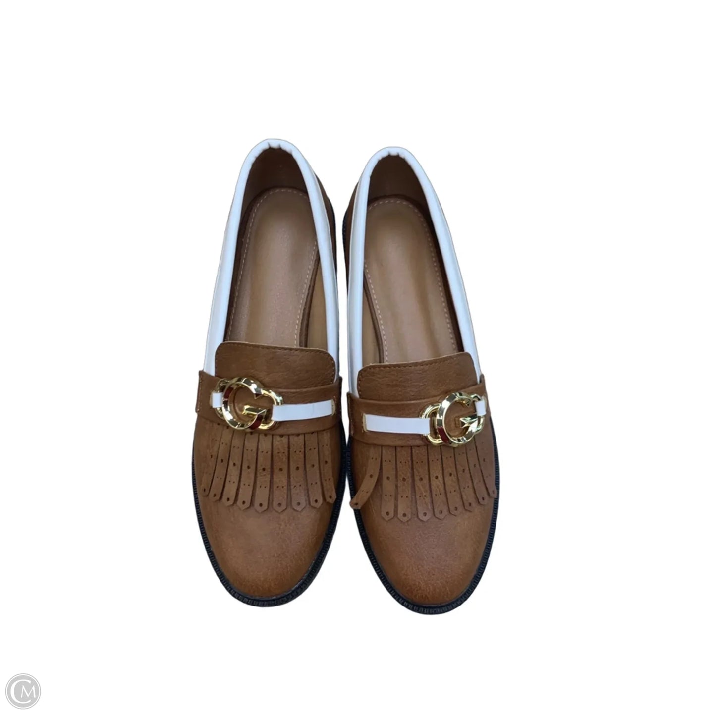 Shoes Flats By Clothes Mentor In Brown, Size: 10