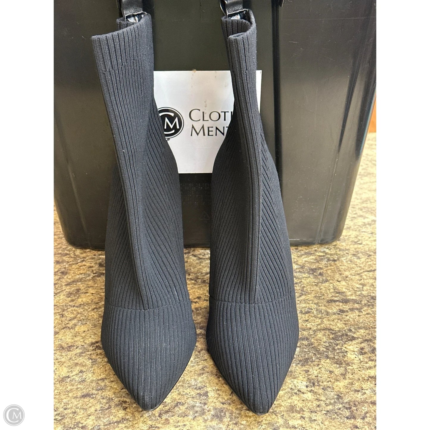 Boots Mid-calf Heels By Steve Madden In Black, Size: 9.5