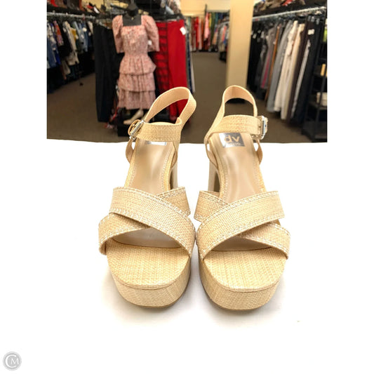 Shoes Heels Platform By Dolce Vita In Beige, Size: 8.5