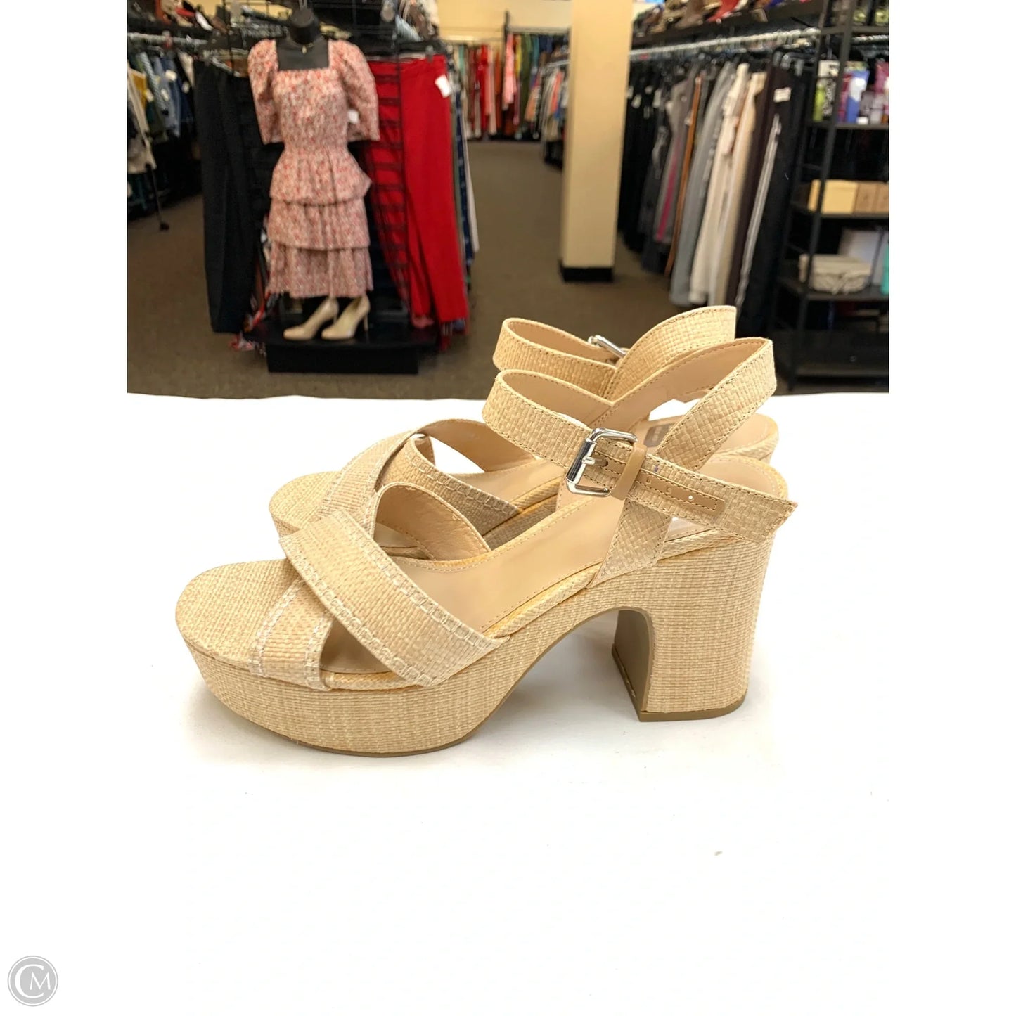 Shoes Heels Platform By Dolce Vita In Beige, Size: 8.5