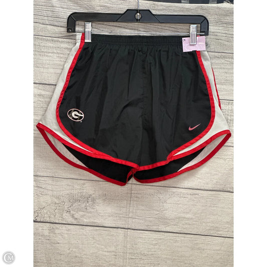 Athletic Shorts By Nike In Black & Red, Size: M