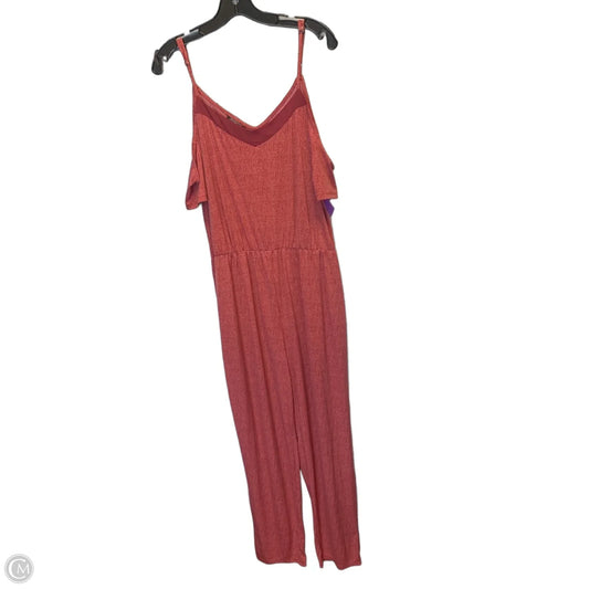 Jumpsuit By Simply Styled In Red, Size: L