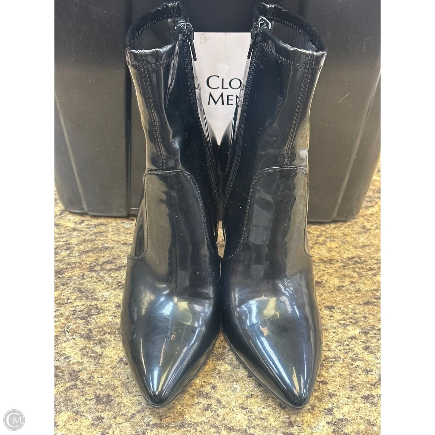 Boots Mid-calf Heels By Clothes Mentor In Black, Size: 8.5