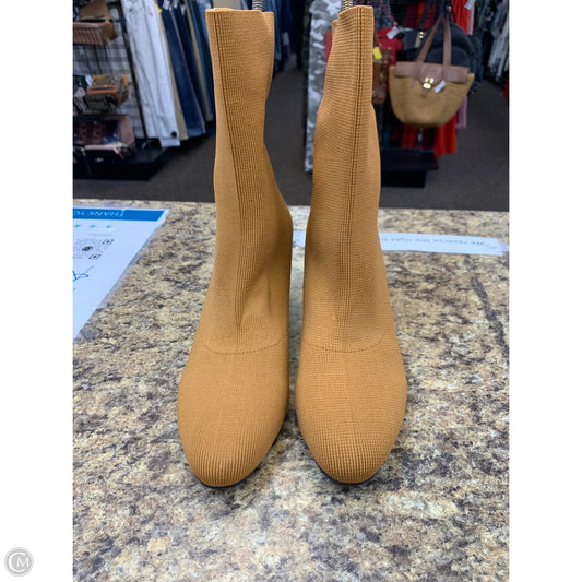 Shoes Heels Block By Alex Marie In Tan, Size: 8.5