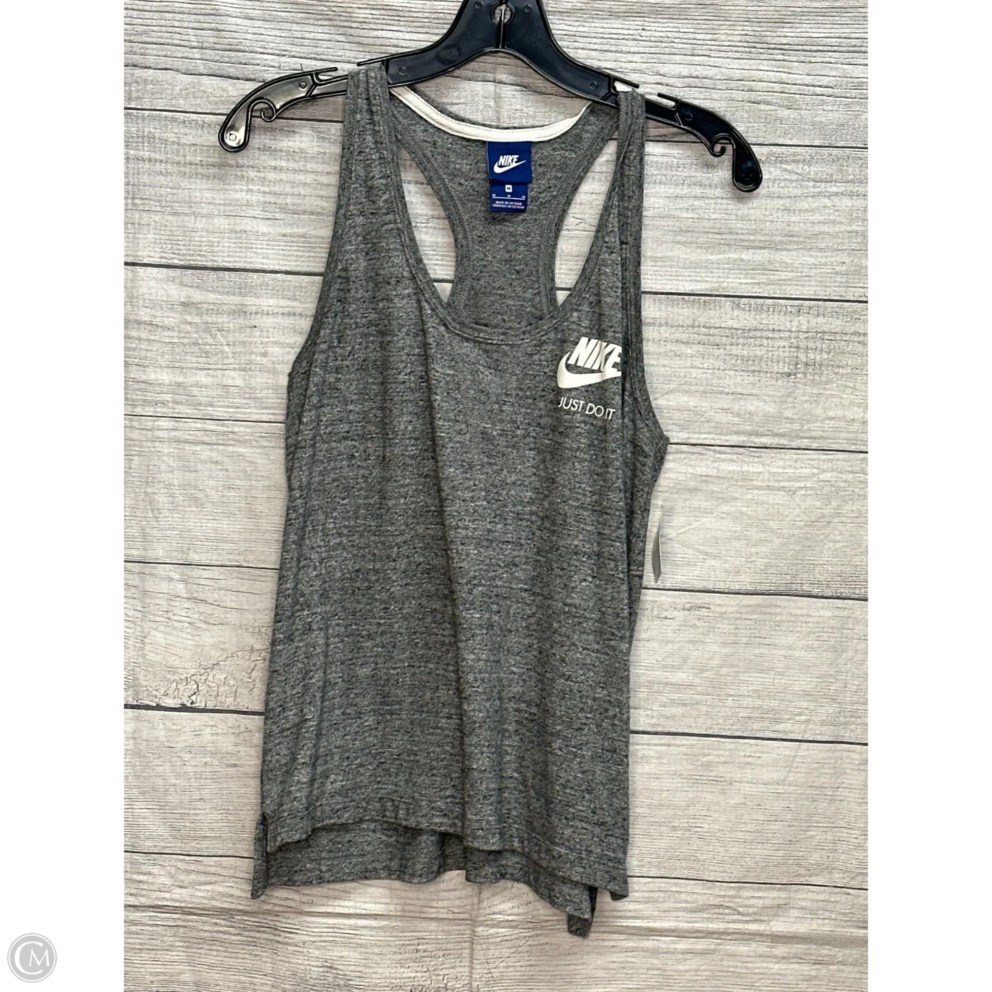 Top Sleeveless By Nike In Black, Size: M