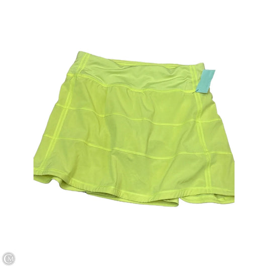 Athletic Skirt By Lululemon In Green, Size: 4