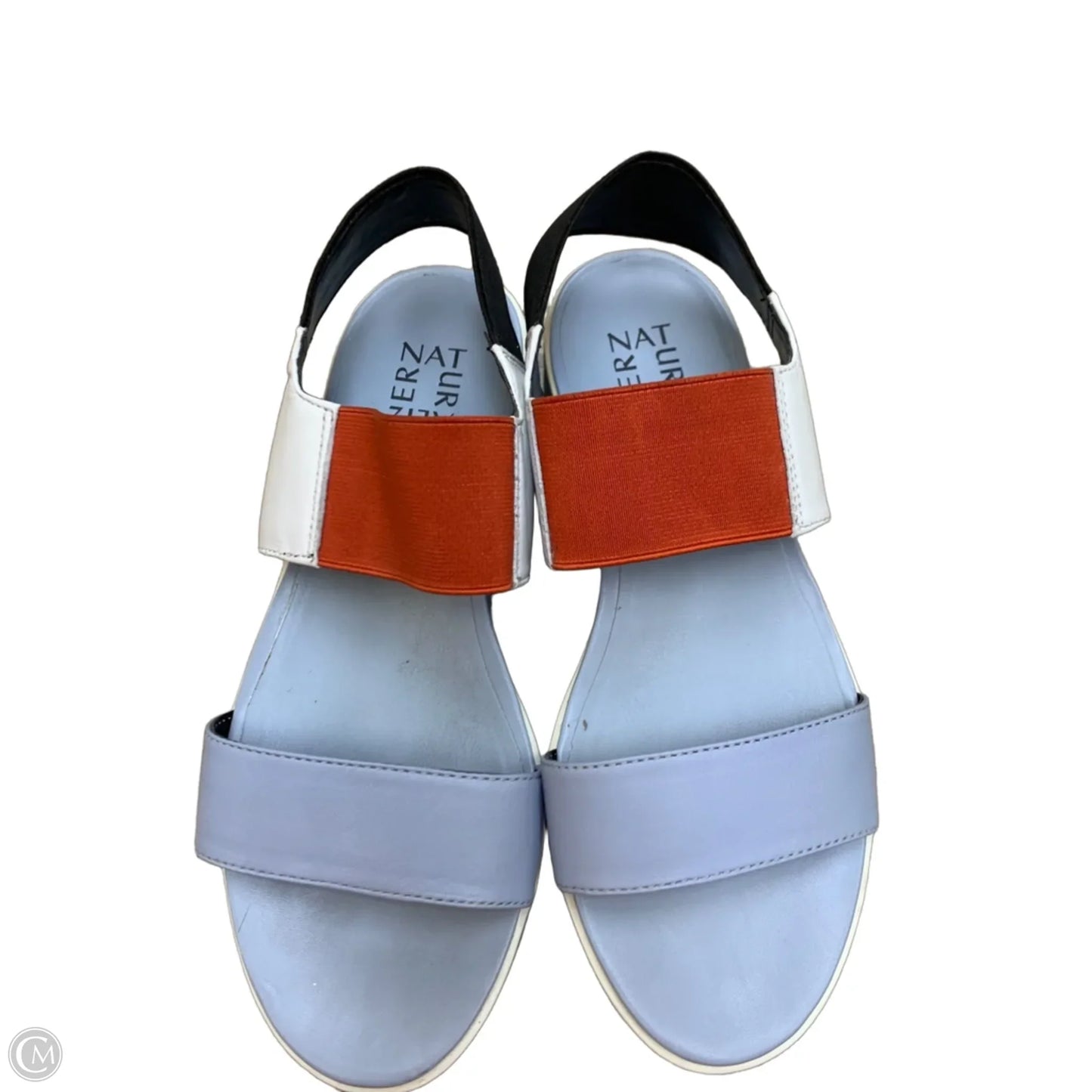 Sandals Heels Block By Naturalizer In Blue, Size: 8