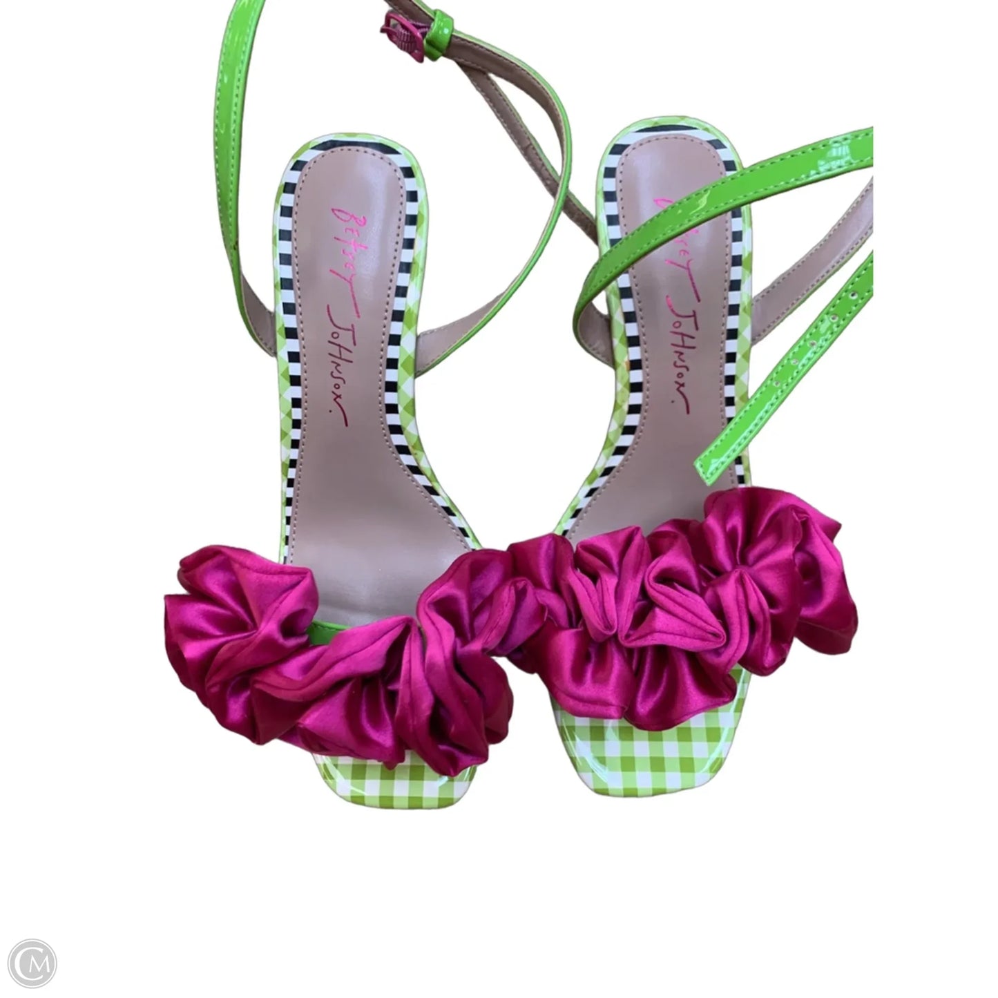 Shoes Heels Stiletto By Betsey Johnson In Green, Size: 6.5