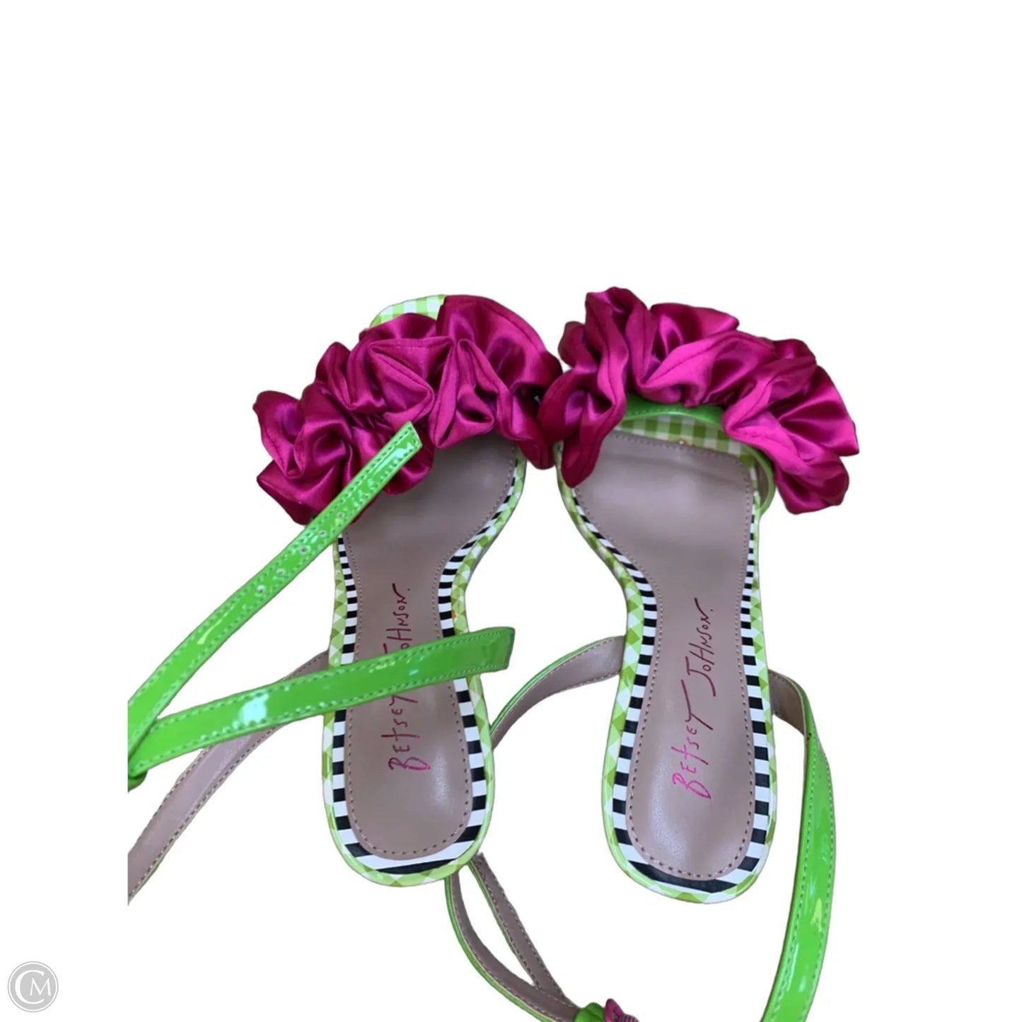 Shoes Heels Stiletto By Betsey Johnson In Green, Size: 6.5