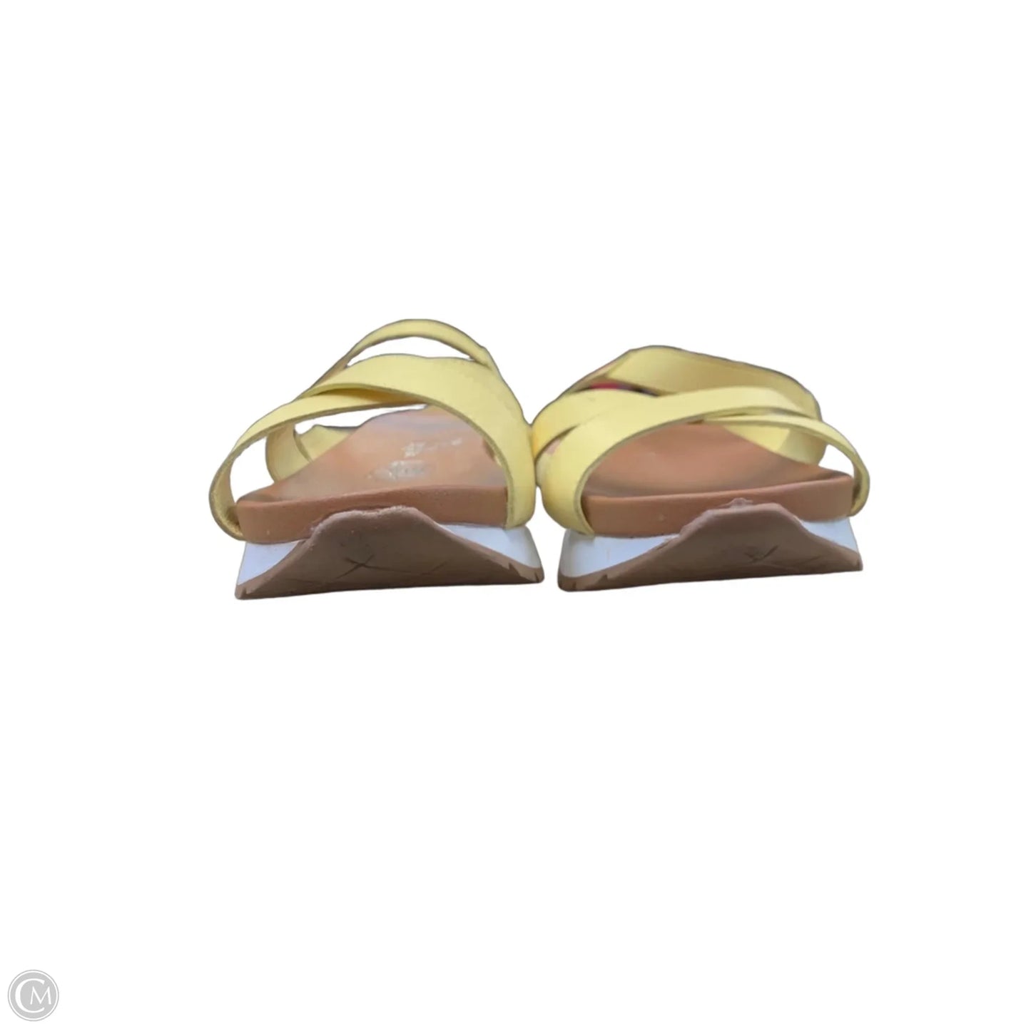 Sandals Flats By Me Too In Yellow, Size: